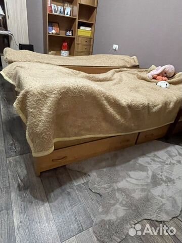 Детская мебель кровать шкаф