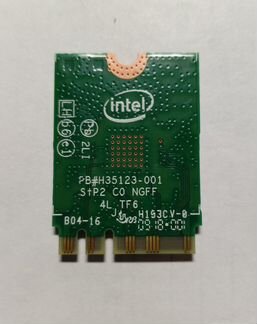 Оригинал адаптер Intel 3165NGW 2,4ггц/5ггц