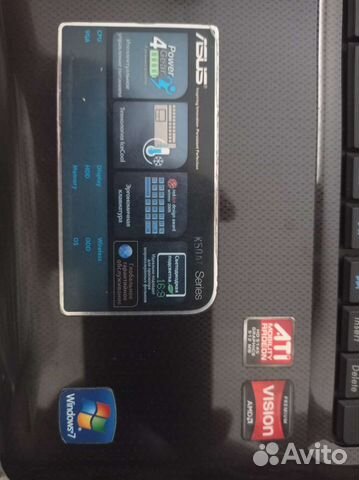 Ноутбук asus K50AF