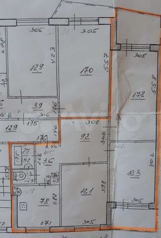 3-к. квартира, 71 м², 7/12 эт.