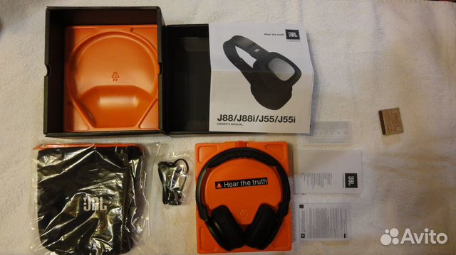 Наушники с гарнитурой jвl,jvc,pioneer черн/бел,нов