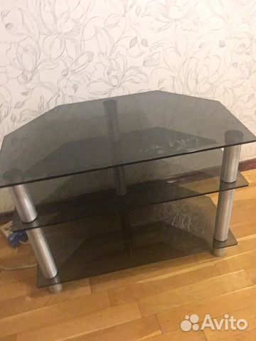 Стеклянная тумба