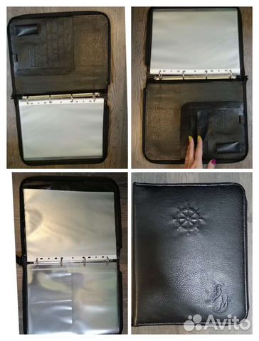 Папки для документов из экокожи ручной работы