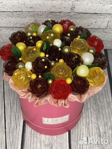 Цветы из мармелада подарки