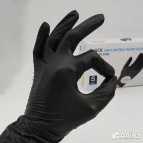 Перчатки нитрил/виниловые