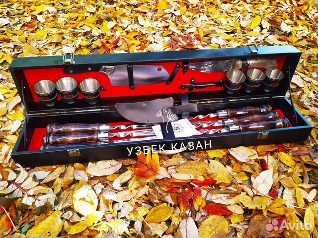 Набор шампуров в кейсе 
