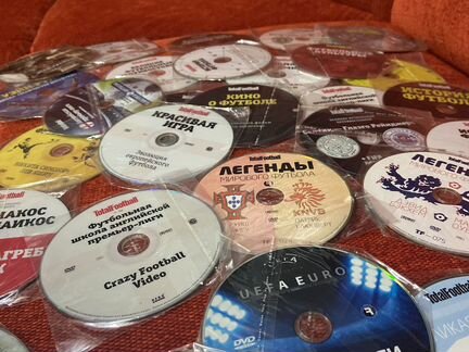 DVD диски с фильмами о футболе