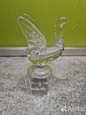 Лебедь рюмка хрустальная перевертыш СССР