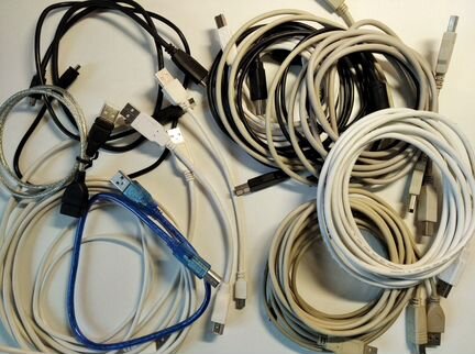 USB кабели разные до 3-х метров
