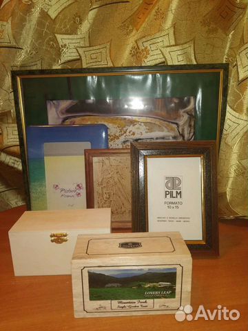 Рамки разные,коробки для чая,шкатулка из бересты