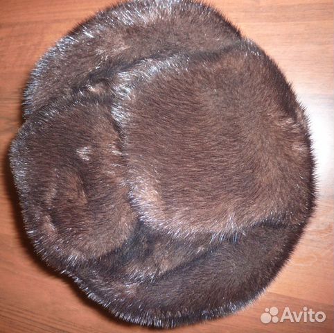 Норковая шапка мужская 60 размер