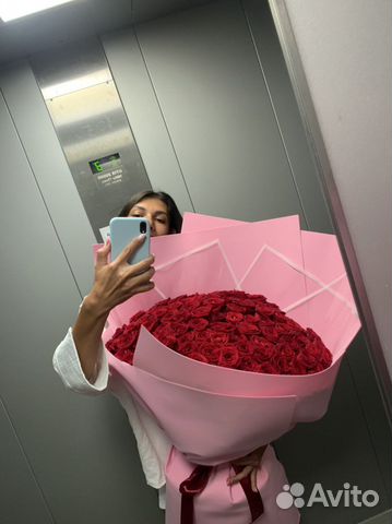 Розы 101 роза красные розы