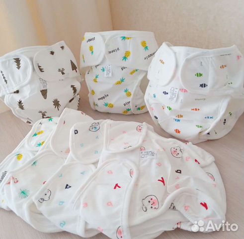 Многоразовые Подгузники Водонепроницаемые
