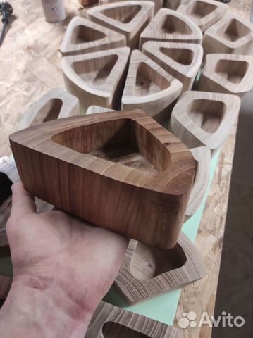 Заготовки для свечей, подсвечники из дерева
