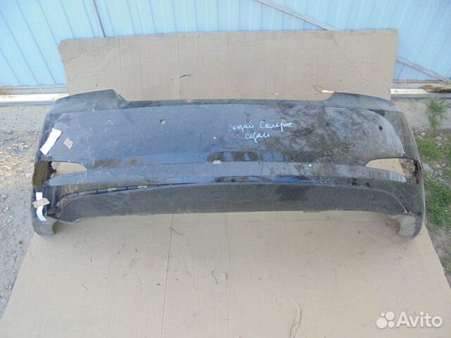 Бампер задний Hyundai Solaris седан (2014-2017)