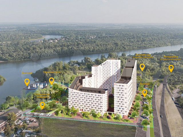 4-к. квартира, 93,3 м², 21/21 эт.