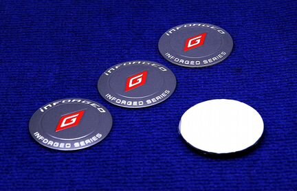 Комплект 3D наклеек диска inforged 56,65 мм