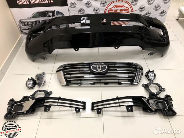 Тойота land cruiser 200 бампер в стиле 2021 г W198