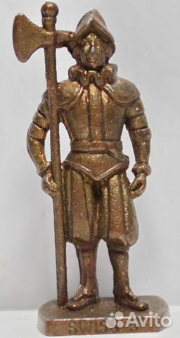 Фигурка металлическая Швейцарского солдатика