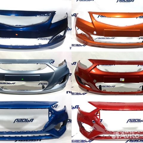 Бампер новый в любой цвет hyundai solaris 10-23