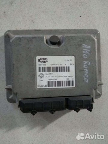 Блок управления двигателем alfa Romeo 156 2.0л