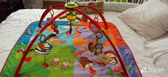 Развивающий коврик Разноцветное сафари Tiny Love