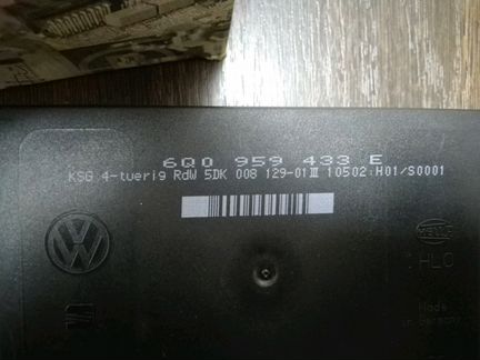 6Q0959433E Блок управления системами комфорта