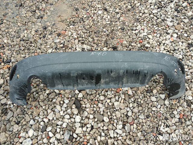 Накладка заднего бампера на вольво хс 60