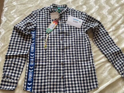 Школа рубашка кэжуал Мальчик 11-13 лет Италия