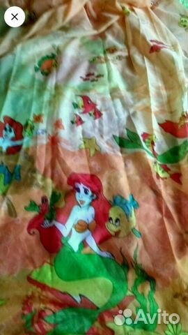 Тюль штора органза детская