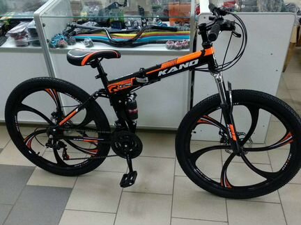 Велосипед на дисках 24 дюйма складной