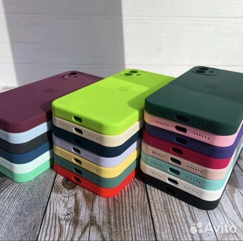 Чехлы Silicone case на iPhone 12е