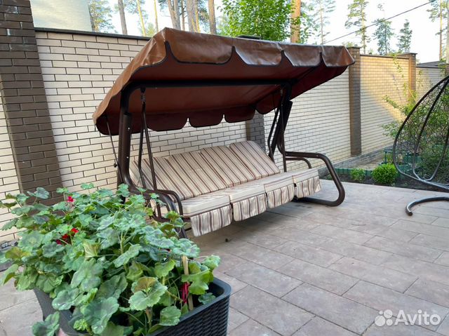 Крыша пвх на качелю