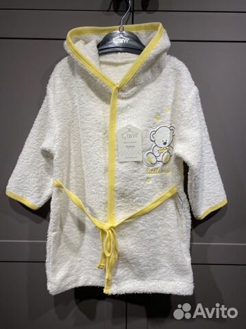 Детский махровый халат + полотенце