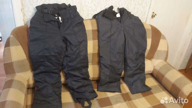 Штаны ватные и ветровлагозащитный костюм