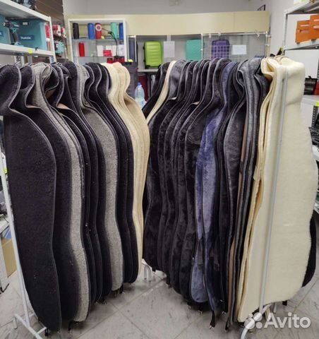 Накидки на сиденья Алькантара велюр меховые