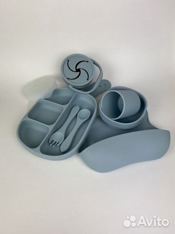 Набор силиконовой посуды для прикорма 7в1