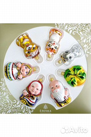 Набор ёлочных игрушек 