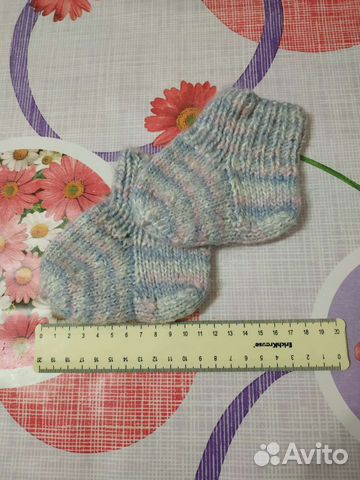 Шерстяные носки детские 12-13 см