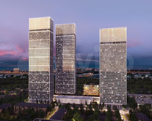 2-к. квартира, 65,3 м², 40/55 эт.