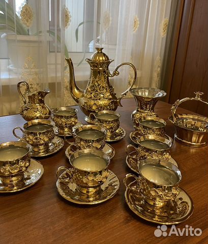 Сервиз чайный и кофейный фаянс