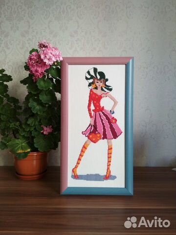 Картина вышитая крестом 