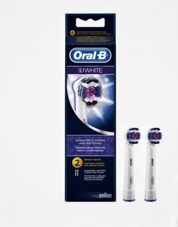 Оригинальные насадки 3D White для эл. щёток Oral-B