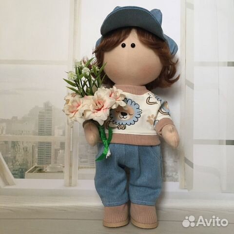Текстильная кукла интерьерная