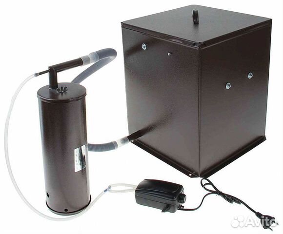 Коптильня домашняя с дымогенератором 32л