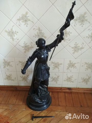 Чугунная статуэтка Жанна д’Арк. Куса или Касли