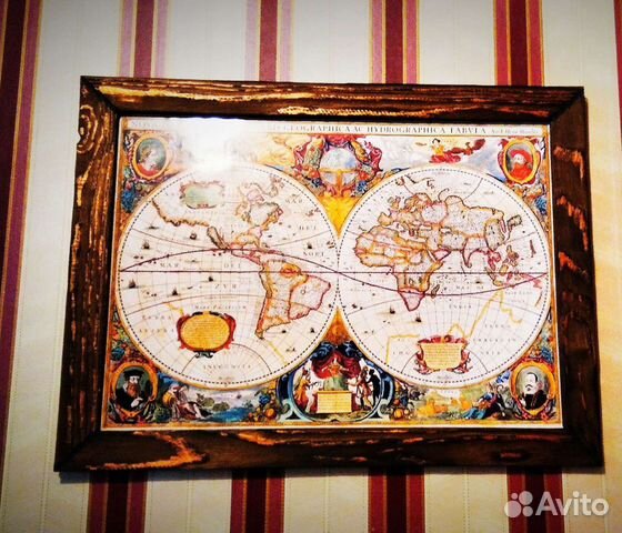 Старинная карта
