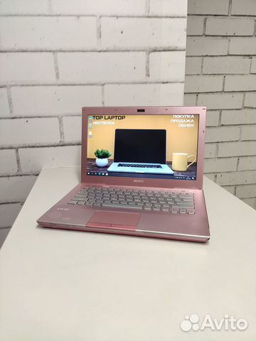 Компактный игровой ноутбук Sony на i3, 4Gb озу
