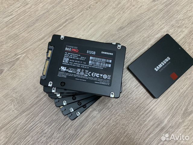 SSD Samsung 860 PRO 512 gb 10 штук