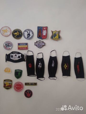 Вышивка маски и шевроны